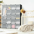 20-Cube DIY Plastic Cube Storage Organizer with Doors by LJGDeals