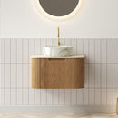DINA 24" Bathroom Vanity With Ceramic Sink and Floating Cabinet by HouseOfZazla