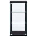 Callie - 3 Shelf Curio Cabinet - Black