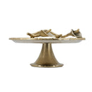 Calla Lily Decorative Pedestal Tray