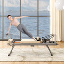 Foldable Pilates Reformer Machine for Home Gym
