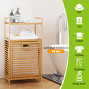 Laundry Hamper with 2-Tier Shelves & Tilt-Out Basket by HouseOfZazla
