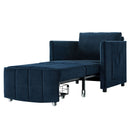Upholstered Convertible Sleeper Sofa With 5 Position Backrest, Side Pockets, Storage by HouseOfZazla