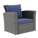 Modern Patio Set With Table And Cushions by HouseOfZazla