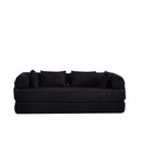 Convertible Sleeper Sofa Bed With Cylindrical Pillow by HouseOfZazla