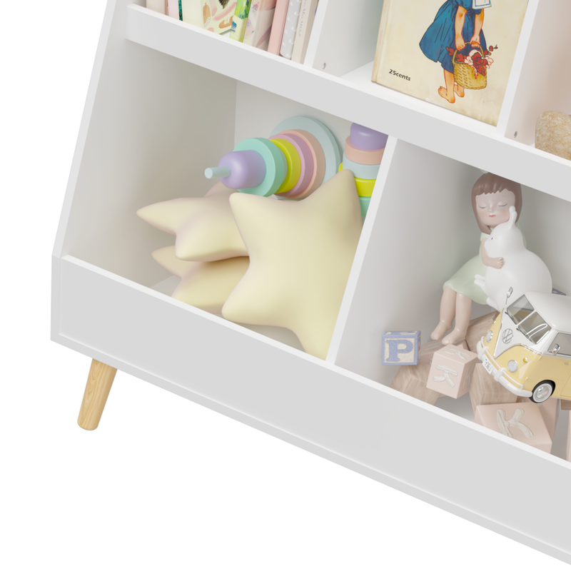 Walker Edison | Kids Bookshelf and Toy Organizer