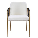 Modern Glam Upholstered Dining Chairs (Set of 2) by HouseOfZazla