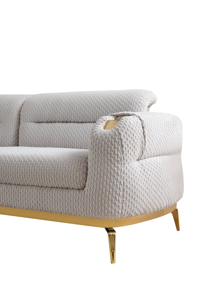 Zoe Modern Style Loveseat, photo 4 of 6