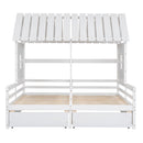 House Platform Beds With 2 Drawers, Side By Side Design by HouseOfZazla