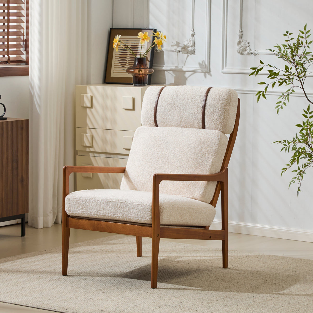Mid Century Modern Accent Armchair, photo 2 of 10