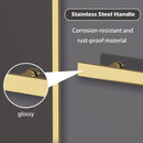 Dual Sliding Frameless Shower Door 44-48 in W x 75 in H by HouseOfZazla