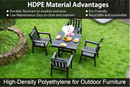 HDPE Outdoor Patio Dining Set by HouseOfZazla