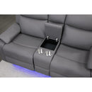 Blanche - Reclining Set With LED Lights, Speaker by Unique Piece Furniture