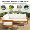 U_Style Acacia Solid Wood Patio Furniture Set