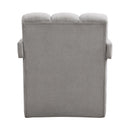 Modern Minimalist Leisure Armchair With L Shaped Armrests by HouseOfZazla