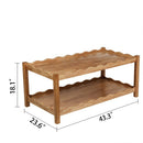 Modern 2 Tier Coffee Table for Living Room Furniture