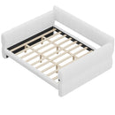 Upholstered Platform Bed With USB Charging by HouseOfZazla