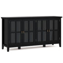 Artisan - Handcrafted Wide 4 Door Storage Cabinet by HouseOfZazla