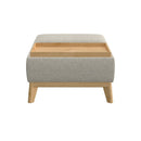 Reversible Tray Ottoman - Tan by HouseOfZazla
