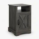 Farmhouse Nightstand, Charging Station & Storage by HouseOfZazla