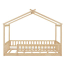 Bed House Bed Frame With Fence