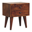 Mini Modern Bedside Table - Chestnut by Unique Piece Furniture