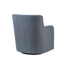 Adele - Swivel Chair With Button Tufted Back by HouseOfZazla