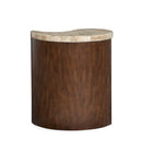 Burnt Umber Nesting End Table Modern Sculptural Design