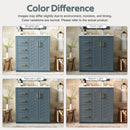Ceramic Sink Combo, Freestanding Vanity Set With 3 Drawers & Soft Closing Doors by HouseOfZazla