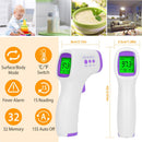 Digital Infrared Thermometer Non-contact Forehead Body Thermometer Surface Room Instant Accurate Reading w/ 32 Memories