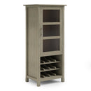 Avalon - High Storage, Wine Rack Cabinet by HouseOfZazla