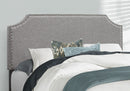 8th Street Transitional Full Upholstered Bed - Gray by HouseOfZazla
