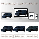 Oversized Deep Seat Sectional Sofa Modern Chenille Cloud Couch Large 3 Seater Modular Sofa with 3 Pillows
