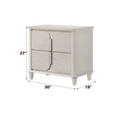 Laveda Nightstand - White