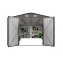 Outdoor Storage Shed With Lockable Doors by HouseOfZazla