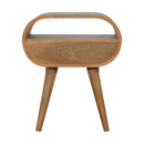 Circular Open Bedside Nightstand by HouseOfZazla