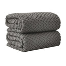 Cotton Diamond Waffle Weave Bath Towel Set - Grayson Collection by Great Bay Home