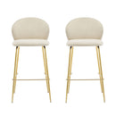 Kira - Upholstered Bar Stool (Set of 2) by HouseOfZazla