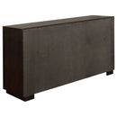 Prescott - 5 Piece California King Bedroom Set - Dark Brown by HouseOfZazla