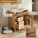 Bathroom Vanity With Sink, Soft Closing Cabinet