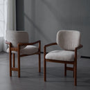 Upholstered Arm Dining Chairs (Set of 2) by HouseOfZazla