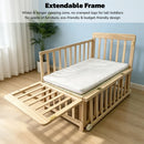 Solid Wood Baby Bassinet