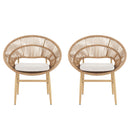 Cyril - Outdoor Papasan Style Dining Chair (Set of 2)