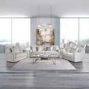 Mahler - Chair With 2 Pillows - Beige Linen by Unique Piece Furniture
