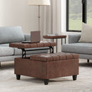 Harrison - Large Coffee Table Storage Ottoman by HouseOfZazla