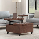 Harrison - Large Coffee Table Storage Ottoman by Unique Piece Furniture