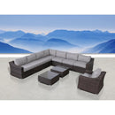 Outdoor Wicker Conversation Set With Cushions, All Weather by HouseOfZazla