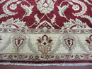 8' X 10' Vintage Fine Handmade Peshawar Agra Chobi Rug