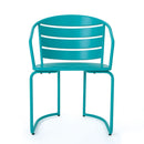 3 Piece Elegant Outdoor Bistro Set With 2 Chairs And Oval Table
