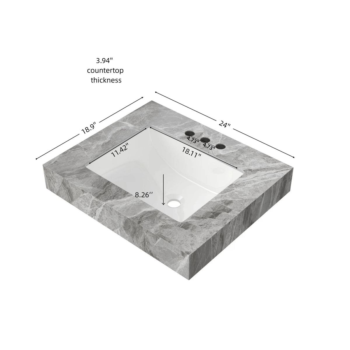 24" Muri Bathroom Vanity, photo 3 of 7
